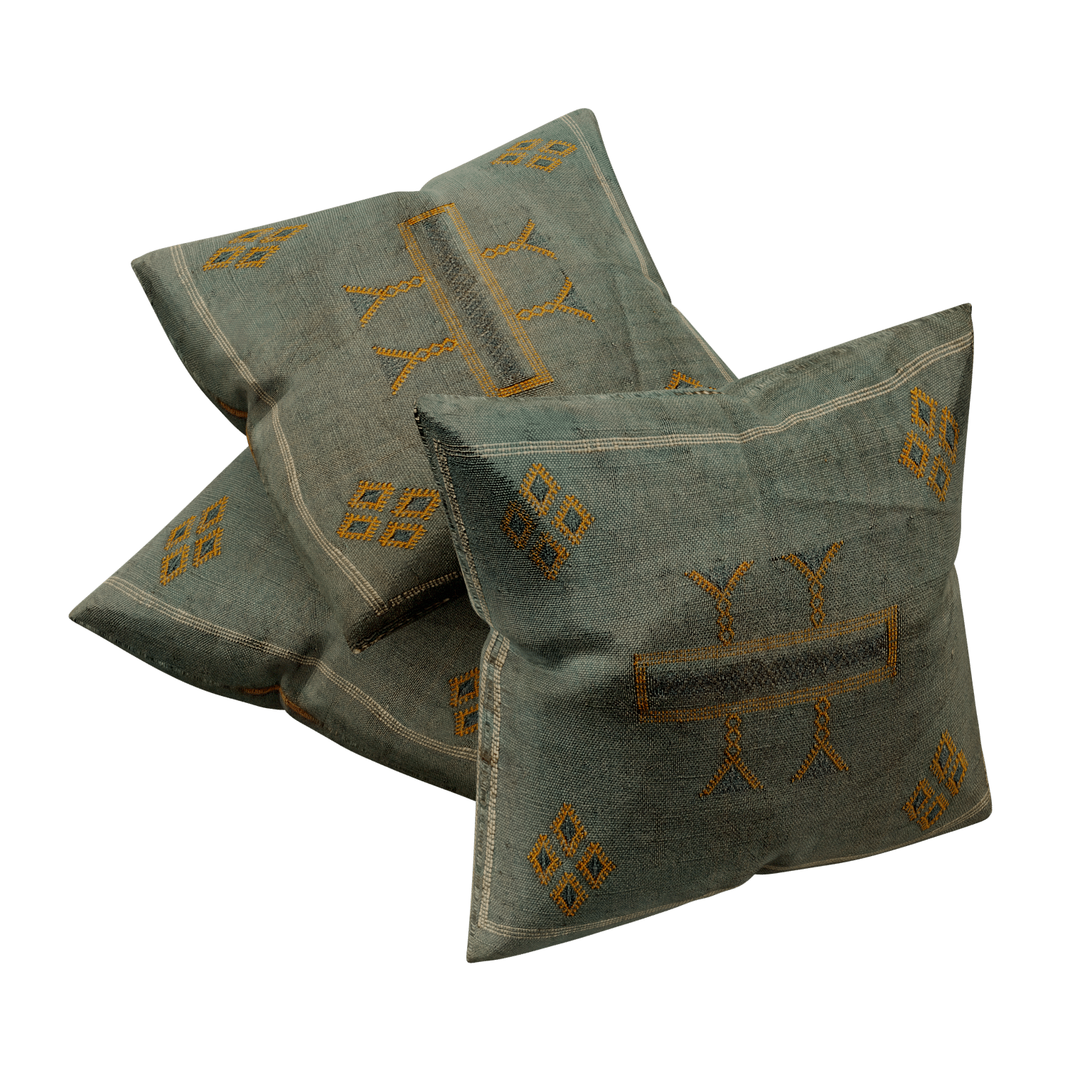 Moroccan Sabra Cactus Silk Pillow